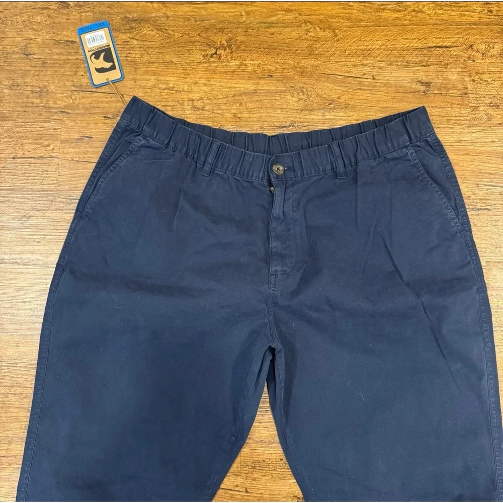 BEARBOTTOM Blue Casual Elastic Waist Cuff Stretch Joggers Pants Men's 2XLT 38x33